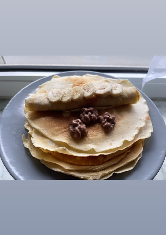 Una foto de Tortitas de plátano