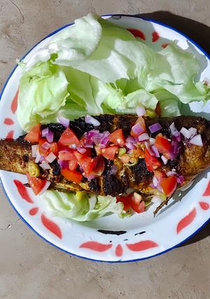Foto resep Ikan Kerapu Bakar Sambal Dabu-Dabu