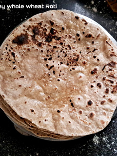 A picture of Barley whole wheat Roti.