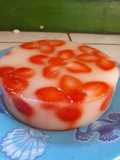 Puding stawberry