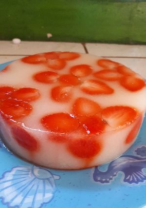 Foto resep Puding stawberry