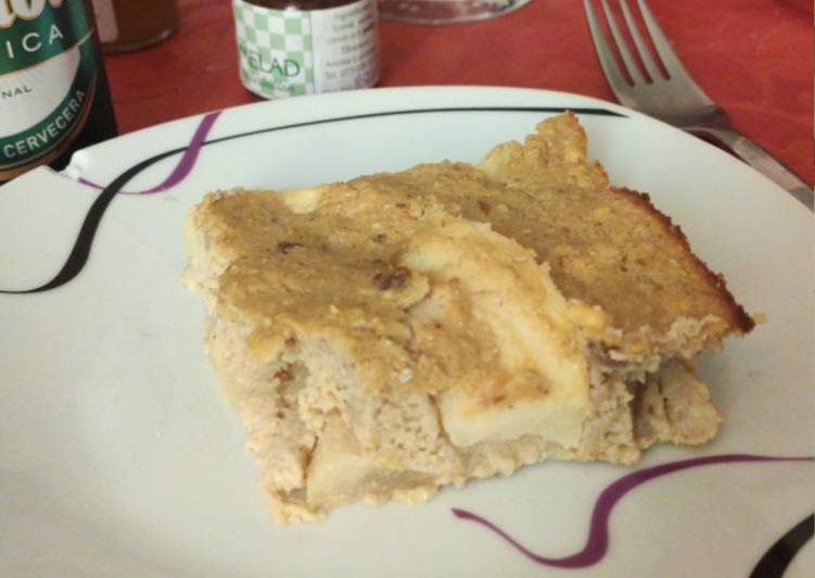 Tarta manzana y pera fit