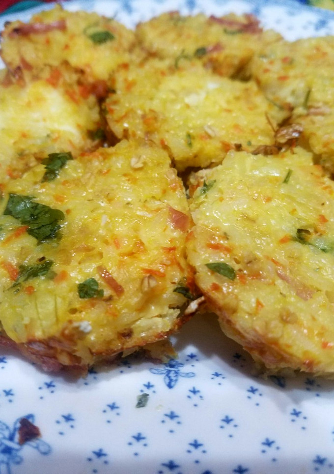 Una foto de Croquetas de arroz rellenas con queso