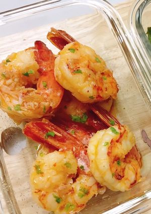 Hình của món Tôm sốt bơ tỏi.