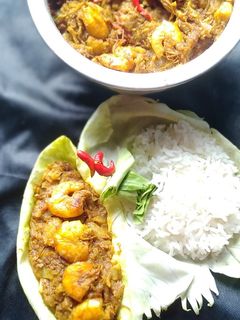 চিংড়ি মাছ দিয়ে বাঁধাকপি (Chingri mach diye bandhakopi Recipe in bengali) রেসিপির প্রধান ছবি