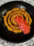 Arroz dulce de naranja y azafrán