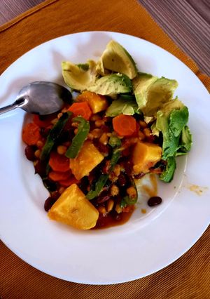 A picture of January recipe Githeri.