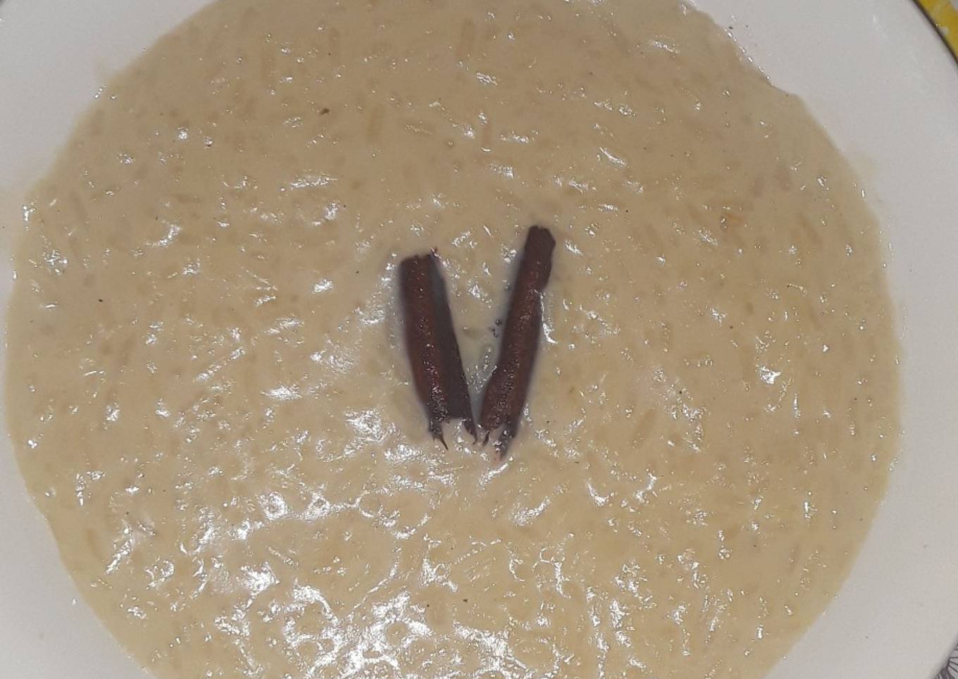 Arroz con leche caramelizado