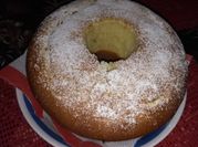 Una foto de budín de vainilla