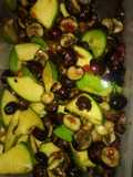 Rujak kupa mix kecapi dan mangga