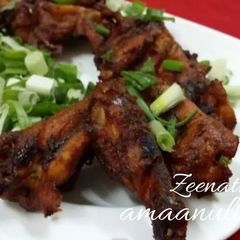 Baked Juicy Chicken Wings A picture of Baked Juicy Chicken Wings.