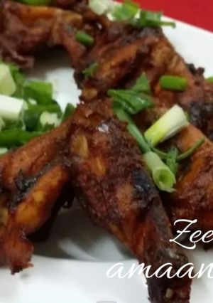 A picture of Baked Juicy Chicken Wings.