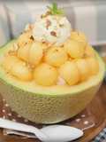 Melon Milk Shaved Ice – Popular Korean Dessert