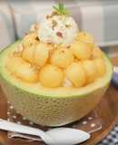 Melon Milk Shaved Ice – Popular Korean Dessert