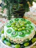 Gelatina kiwi uva😘