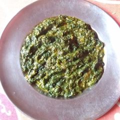 A picture of Palak saag.