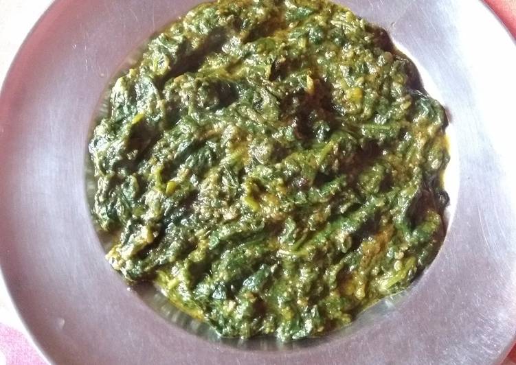 Palak saag Recipe by Fardeen Hamid - Cookpad