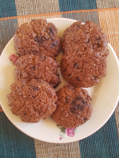 A picture of Wholemeal weetabix cookies.