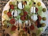 Ensalada con queso de cabra de miel