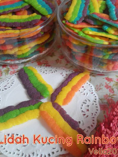 Foto resep Lidah Kucing Rainbow