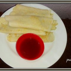 A picture of Pancake roll.