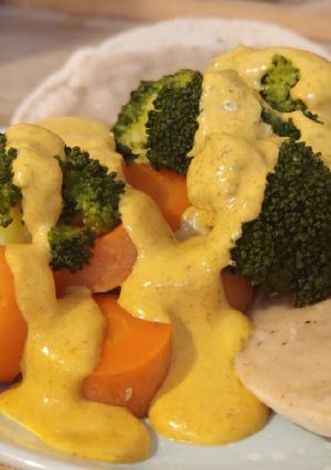 Une photo de ⭐⭐⭐Légumes vapeur sauce colombo