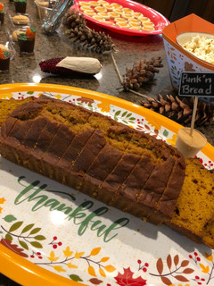 A picture of Pumpkin bread.