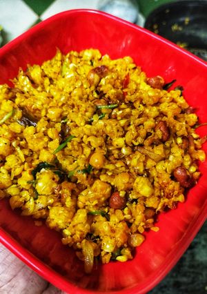 A picture of Corn poha.