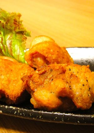 A picture of Deep fried chicken Karaage.