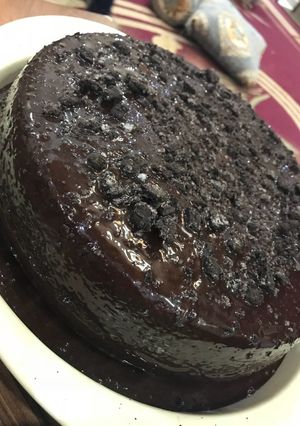 صورة لوصفة كيكة البركان