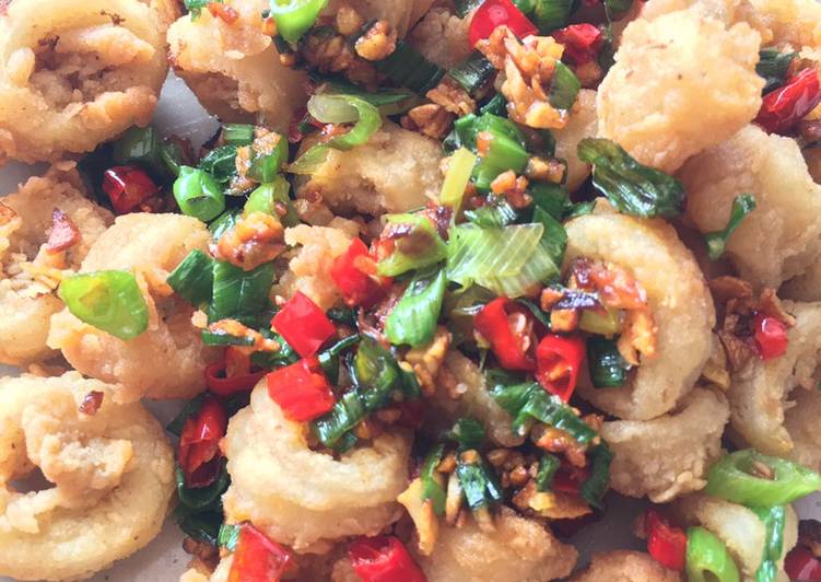 Cumi Goreng Cabe Garam