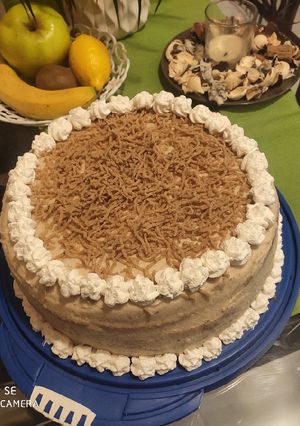 Gesztenyés tortakrém recept fotója