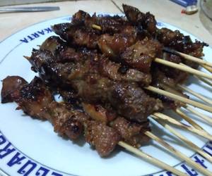 Resep mudah Sate Kambing Praktis Enak