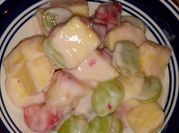 A picture of peach, grapes and apple recipes