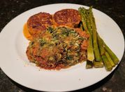 A picture of spinach gratin