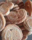 Orejas de masa hojaldre