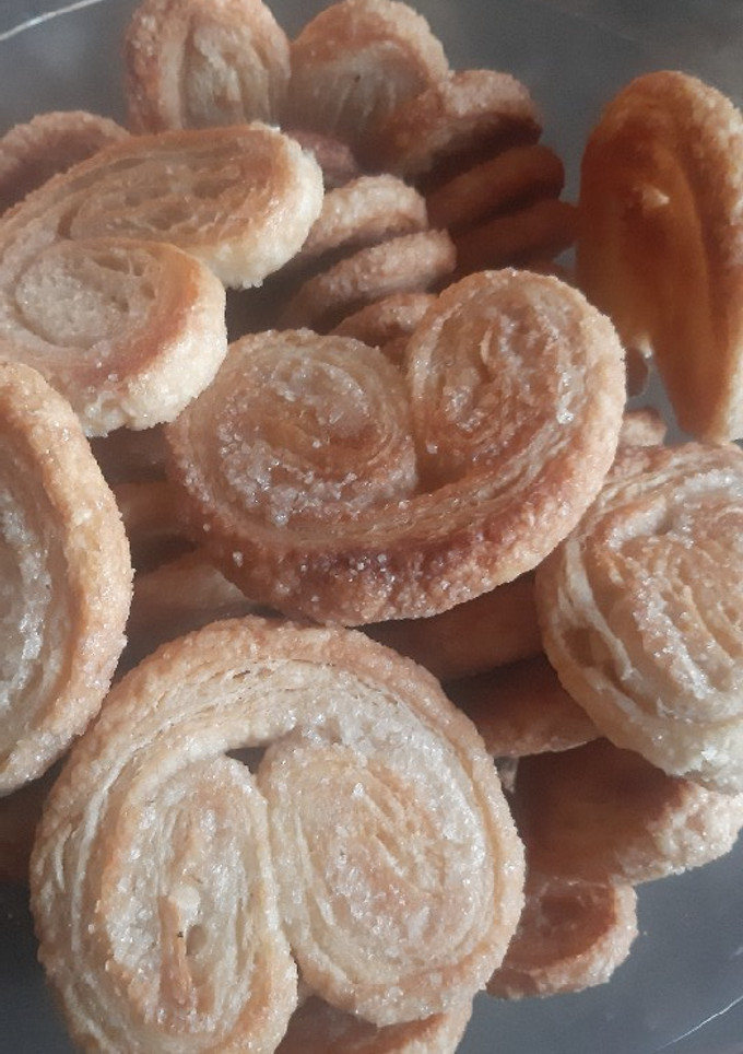 Una foto de Orejas de masa hojaldre