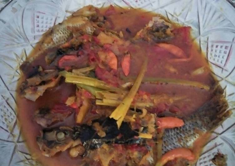 Bahan-bahan Mujair kuah pedas kuning yang nikmat Untuk Jualan
