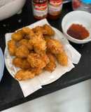 Gà viên chiên xù giòn tan