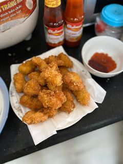 Hình của món Gà viên chiên xù giòn tan.