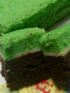 Foto resep Brownies Kukus Coklat Pandan