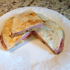 A picture of Ham & Cheese Quesadillas.