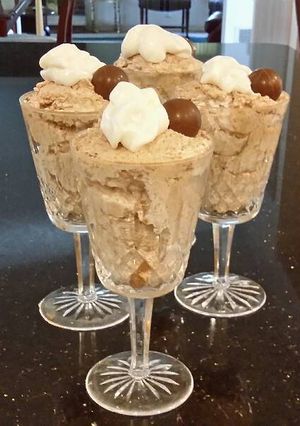 A picture of Caramel Chocolate Mousse.