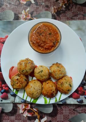 A picture of Wheat ravva Paniaram / Appe.