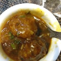 A picture of Veg manchurian gravy.