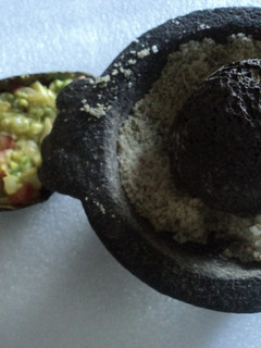 Una foto de Guacamole con melón verde las correa frió