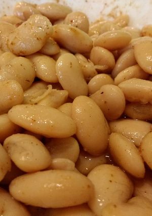 Una foto de Porotos escabeche