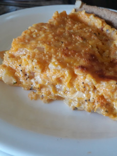 Una foto de Tarta Integral de Zapallo y Queso fresco!