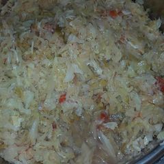 A picture of Fried cabbage.