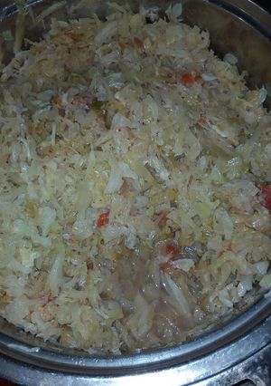 A picture of Fried cabbage.